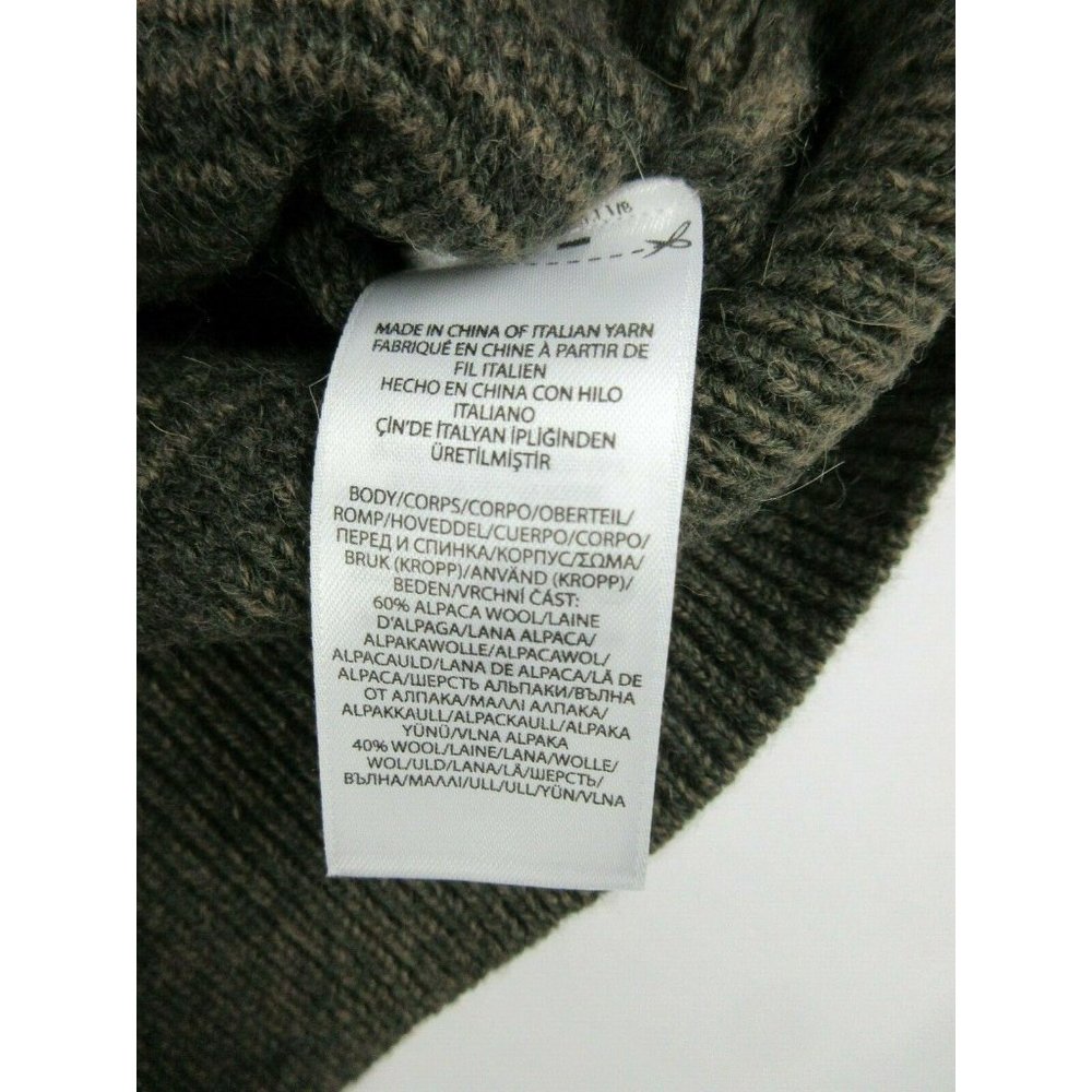 NWT $398 Polo Ralph Lauren Womens L Camo Sweater - Picture 10 of 11